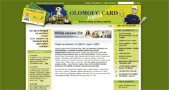 Desktop Screenshot of olomoucregioncard.cz